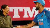 RCB Shares old Photo of Smriti Mandhana Shaking Hands With Virat Kohli