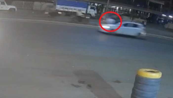 Cop Dragged on Car Bonnet for Over 1 Km in Maharashtra's Palghar - Watch