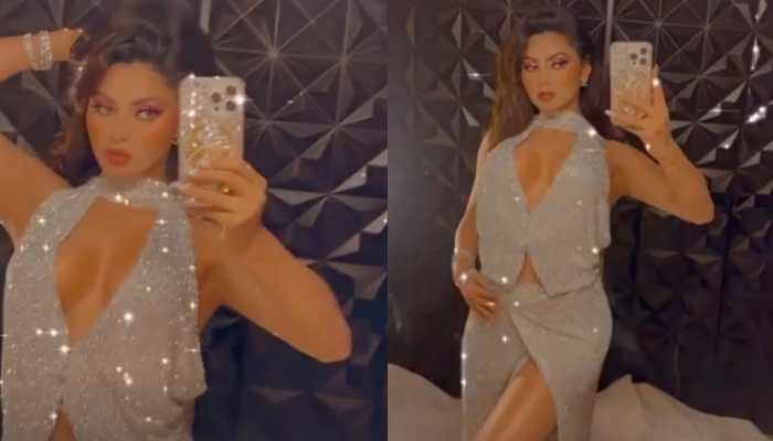 Urvashi Rautela Sparkles Hotness in Cut-Out Shimmer Dress, Aces the Outfit Game this Valentine&#039;s Day