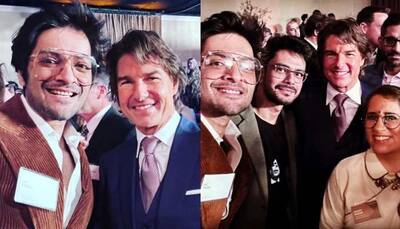 Ali Fazal, Guneet Monga Meet Tom Cruise at Oscars Nominee Luncheon, see Pics
