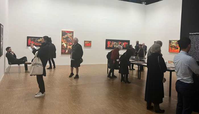 Amid fanfare, SH Raza&#039;s painting exhibition opens in Paris