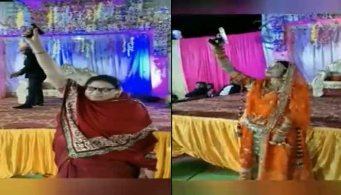 Video of Celebratory Firing by Bride, Groom, Mother-In-Law at Congress Leader&#039;s Family Wedding Goes Viral