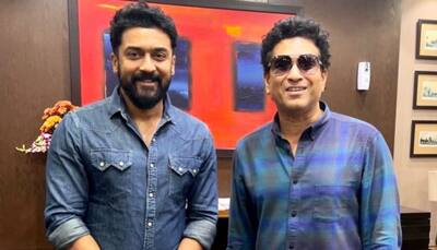 Actor Suriya Poses With Sachin Tendulkar, PIC Goes Viral as Fans are in awe