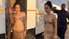 Urfi Javed Struggles to Walk in High Heels and Tight Golden Bodycon Dress, Gets Massively Trolled - Watch