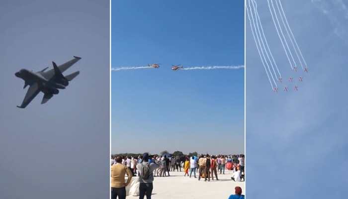 WATCH: IAF Shares Video Revealing Flying Prowess of Fighter Jets and Helicopters at Aero India 2023