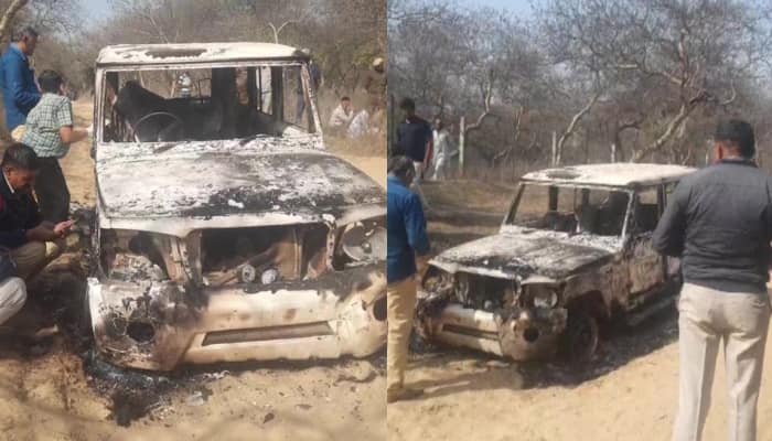 Haryana Horror: Burnt Bodies of two Rajasthan men Found in car; Kin Allege Abduction by Bajrang Dal Members