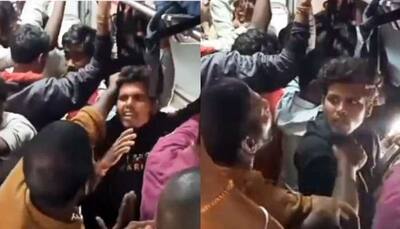 Shocking Video: Man Assaults Migrant Workers in Crowded Train in Tamil Nadu - Watch