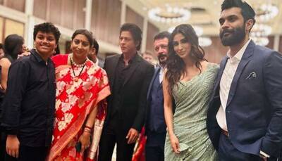 Smriti Irani's Daughter's Wedding Reception Saw Shah Rukh Khan, Mouni Roy, Ravi Kishan and Others in Attendance - Pics