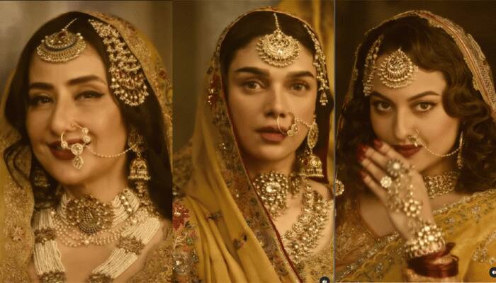 Sanjay Leena Bhansali's Heeramandi First Look: Manisha Koirala, Sonakshi Sinha Dazzle as Courtesans