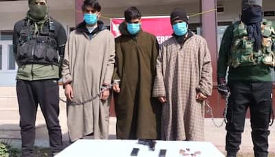 Kashmir: Three Associates of Hizb-ul-Mujahideen Terrorist Arrested With Arms in Kulgam, Says Police