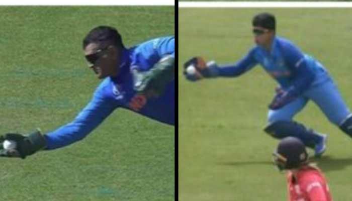 Watch: Richa Ghosh Does A MS Dhoni, Takes a Stunning Catch to Dismiss Danielle Wyatt on Renuka Singh's Bowling, Twitter Chants 'RCB...RCB'