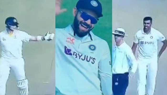 Watch: R Ashwin Almost &#039;Mankad&#039; Steve Smith in Delhi Test, Virat Kohli&#039;s Reaction Goes Viral - Check 