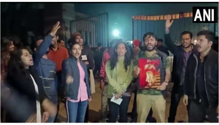 Ruckus Over Chhatrapati Shivaji Maharaj Portrait's 'Vandalism' at JNU; Students 'Attacked'