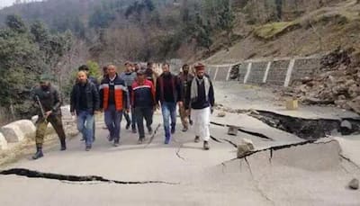 After Joshimath, Land Subsidence Damages 16 Houses, 33-kV Power Transmission Line in Jammu and Kashmir's Ramban; Families Shifted to Safety