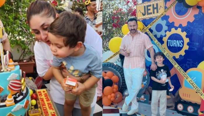 Birthday Party of Kareena Kapoor-Saif Ali Khan's Little One 'Jeh Baba' was all About Family and Fun: Pics