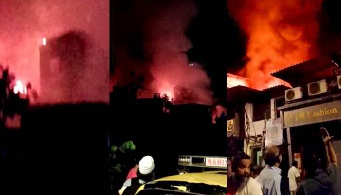 Watch: Fire Engulfs Small Businesses in Mumbai's Dharavi Area, No Casualties