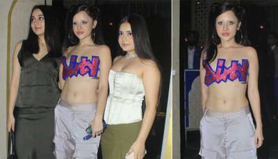 Urfi Javed Stuns With Bleached Eyebrows, Visits Restaurant in 'Dirty' Bralette, See Video