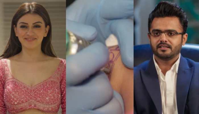 Hansika Motwani Gets Awestruck As Husband Sohael Inks Her Name On His Arm- Watch