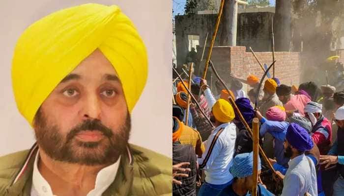 'Law &amp; Order In Punjab Under Control': CM Bhagwant Mann Downplays Violent Clashes in Amritsar
