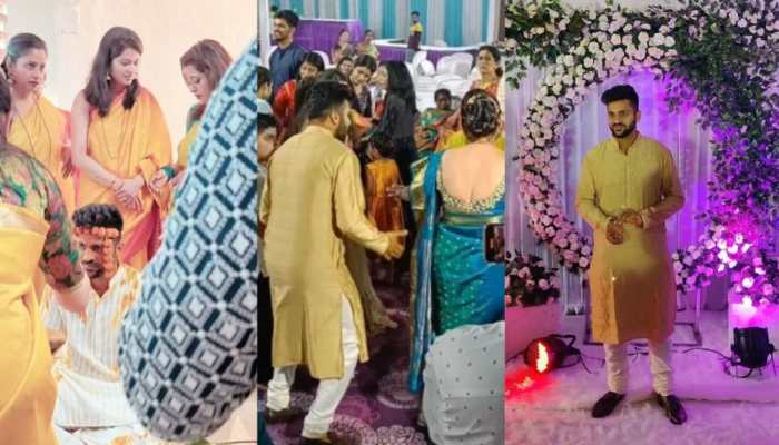 Watch: Shardul Thakur Dance On &#039;Zingaat&#039; With Wife Mitali Parulkar In Haldi Ceremony Ahead Of Wedding