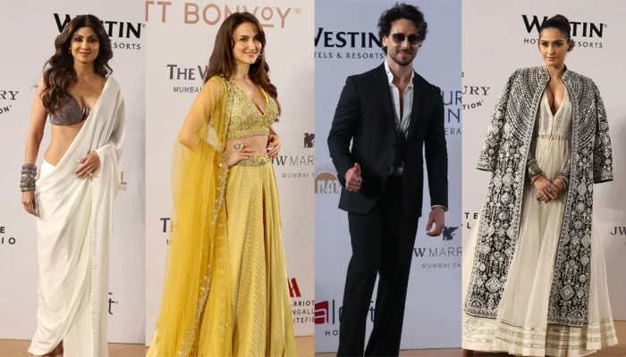 Shilpa Shetty, Sonam Kapoor Ace Ethnic Looks, Tiger Shroff Looks Dapper In Suit At Event, See Pics And Videos