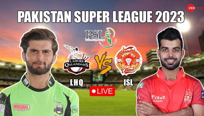 LHQ: 179-6 (18) | LHQ Vs ISL, PSL 2023 Cricket Live Score & Updates