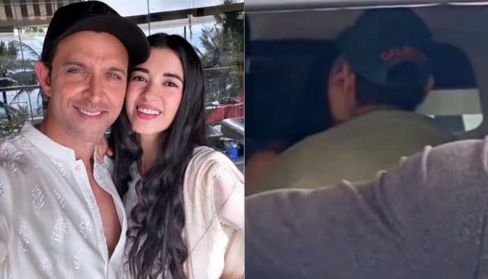 Lovebirds Hrithik Roshan, Saba Azad Lock Lips At The Airport, Video Goes VIRAL