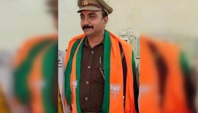 UP Cop Wears BJP’s Lotus Symbol Scarf Over Uniform, Probe Ordered