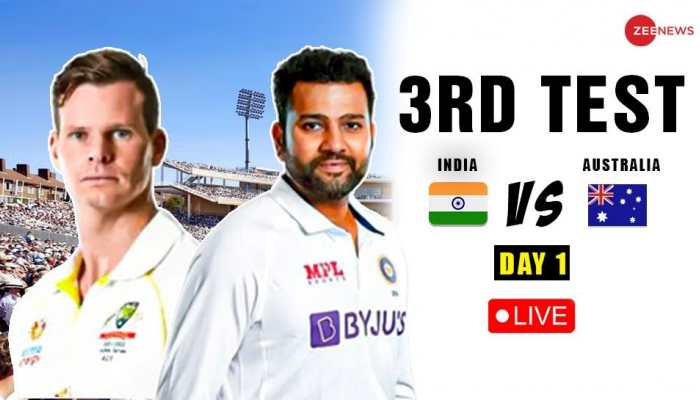 AUS: 100-1 (30) | IND VS AUS 3rd Test, Day 1 LIVE: Usman Khawaja Hits Fifty