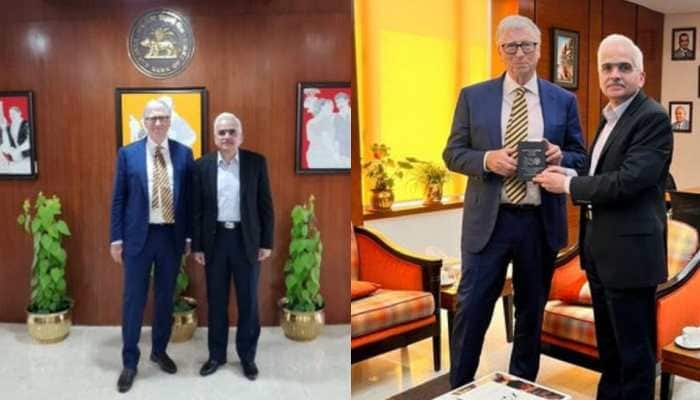 Bill Gates Visits RBI HQ In Mumbai; Meets Governor ShaktiKanta Das For Wide Range Discussions