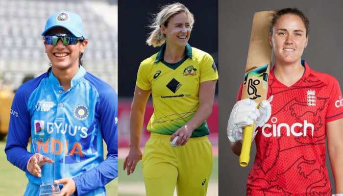 Smriti Mandhana (from left), Ellyse Perry and Nat Sciver-Brunt. (Source: Instagram)