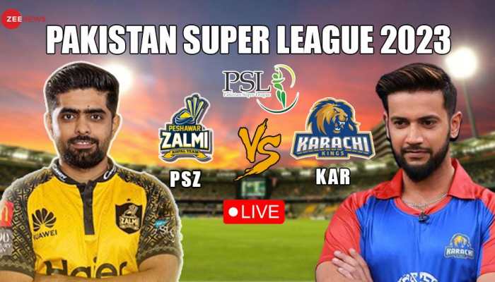 PSZ: 84-4 (10) | PSZ vs KAR, PSL 2023 Live Score: Haseebullah Khan Departs