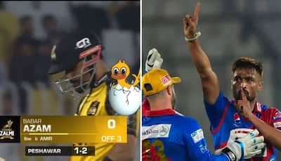 WATCH: Babar Azam Trolled As Mohammad Amir Removes Him For Duck In PSL Match