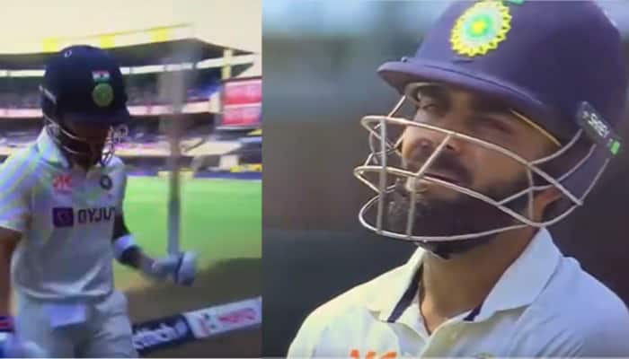 India vs Australia: Virat Kohli &#039;ANGRY&#039; At Himself After Getting Out In 2nd Innings Of 3rd Test - Watch