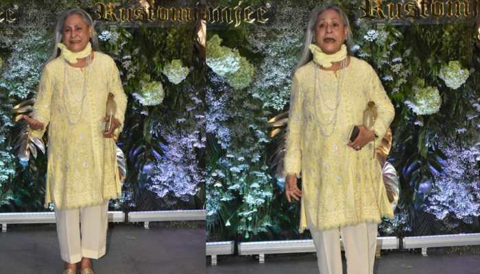 Jaya Bachchan&#039;s Rare Chill Moment with Paps At Abu Jani-Sandeep Khosla Party Goes Viral, Says &#039;Dekha Kitna Smile Karti Hun Main&#039; - Watch