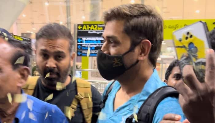 WATCH: MS Dhoni Mobbed At Chennai Airport Ahead Of IPL 2023