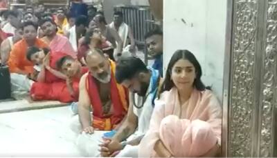 Watch: Virat Kohli, Anushka Sharma Pray At Mahakaleshwar Temple In Ujjain Ahead Of IND vs AUS 4th Test; Video Goes Viral