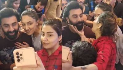 Ranbir Kapoor Gets Mobbed By Female Admirers, Fan Tries To Touch His Face And Hands, Netizens React