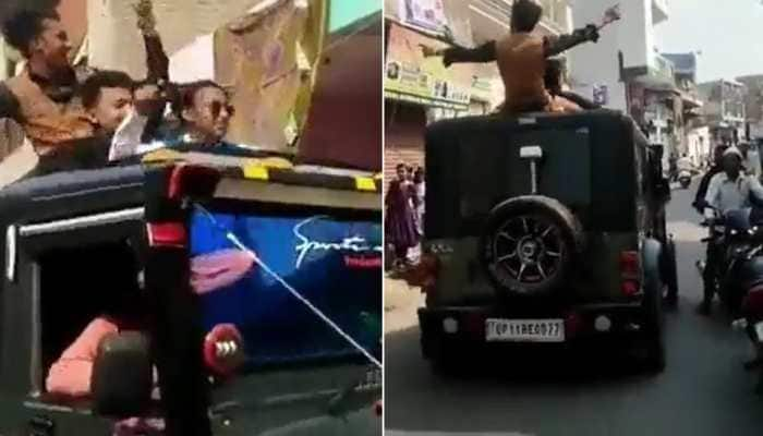 Video Of &#039;Dancing&#039; Mahindra Thar Goes Viral, Police Takes Action Against SUV Owner: Watch