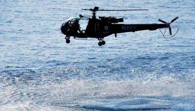 Indian Navy Helicopter Makes Emergency Landing During Routine Sortie, Crew Member Rescued