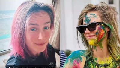 Just wondering if...: RCB Star Ellyse Perry Asks Fans If Holi Colours Are Permanent - Check