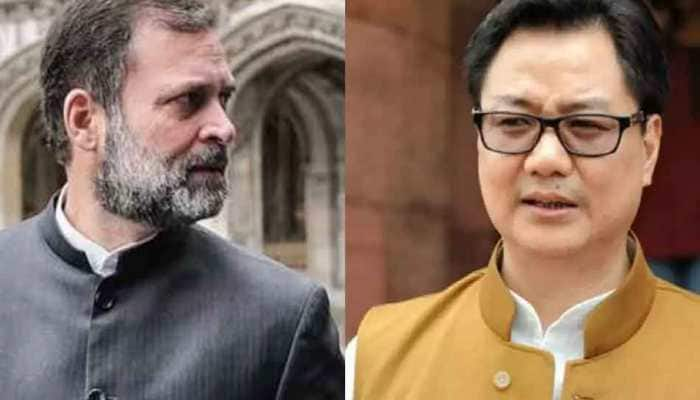 ‘Foreigners Don&#039;t Know Pappu&#039;: Union Minister Kiren Rijiju Says ‘Rahul Gandhi Extremely Dangerous For Unity’