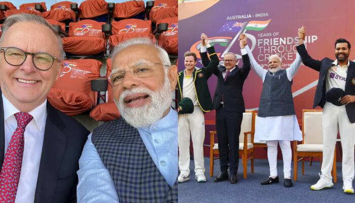  Australia vs India: PM Modi Watches 4th Test With Aussie Counterpart, Calls Cricket 'A Common Passion'