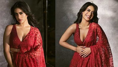 Ajay Devgn's Daughter Nysa Devgan's New Photoshoot in Red Hot Lehenga Choli With Plunging Neckline Goes Viral