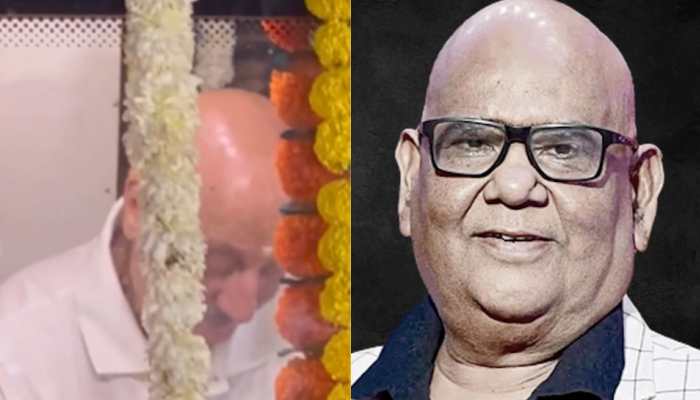 Anupam Kher Breaks Down, Cries Inconsolably As He Bids Final Goodbye To Satish Kaushik 