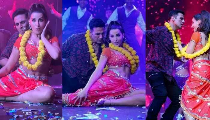 Nora Fatehi and Akshay Kumar&#039;s Hot Dance Moves On Samantha Ruth Prabhu&#039;s Oo Antava Song Go Viral - Watch