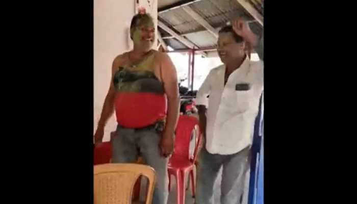 WATCH: &#039;Drunk&#039; Jharkhand Cops Dance Inside Police Station On Holi, Suspended After Video Goes Viral