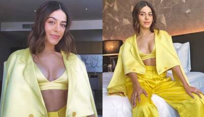 Alaya F Jets Off For The Shoot Of Her Next, Slays In Yellow Outfit