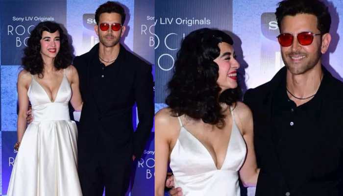 Hrithik Roshan, His Ladylove Saba Azad Grab Attention At Event, Trolls Shout 'Sasti Kangana' - Watch