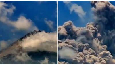 Watch: Indonesia's Most Active Volcano Merapi Erupts, Hot Clouds Spread To 7 km
